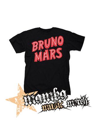 BRUNO MARS - Logo - čierne pánske tričko