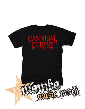 CANNIBAL CORPSE - Red Logo - čierne pánske tričko