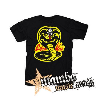 COBRA KAI - Red Logo - čierne pánske tričko