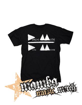 DEPECHE MODE - Delta Machine Logo invert - čierne pánske tričko