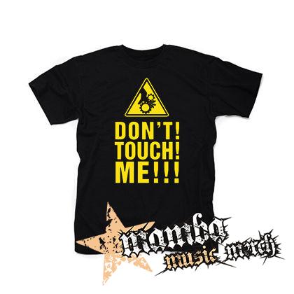 DON'T TOUCH ME - čierne pánske tričko