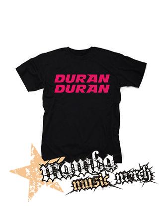 DURAN DURAN - Pink Logo - čierne pánske tričko