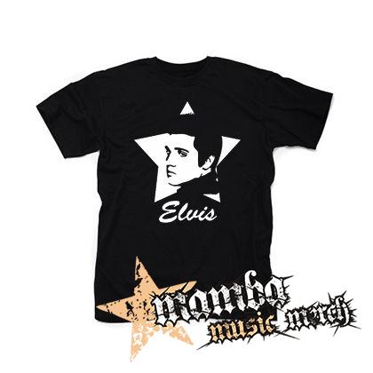 ELVIS PRESLEY - Portrait - čierne pánske tričko