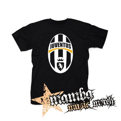 FC JUVENTUS - Logo Motive 1 - čierne pánske tričko