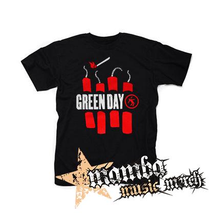 GREEN DAY - Bombs - čierne pánske tričko