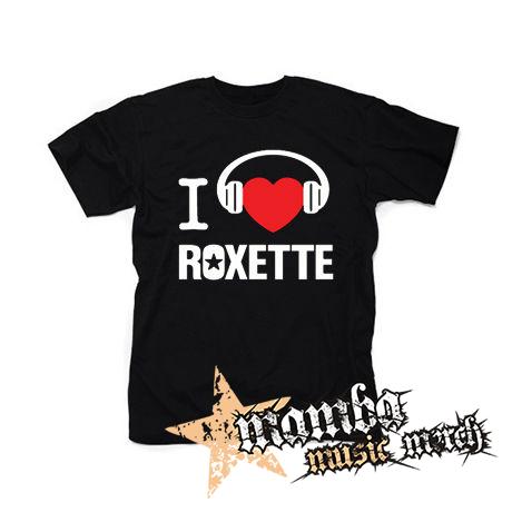I LOVE ROXETTE - čierne pánske tričko