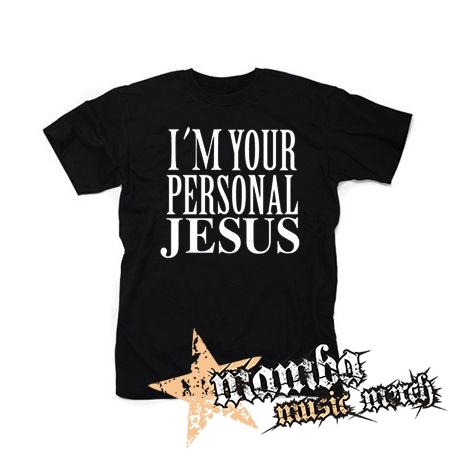 I´M YOUR PERSONAL JESUS - čierne pánske tričko