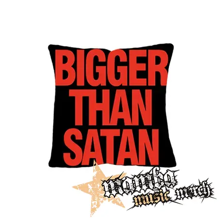 BIGGER THAN SATAN na ČIERNE - vankúš