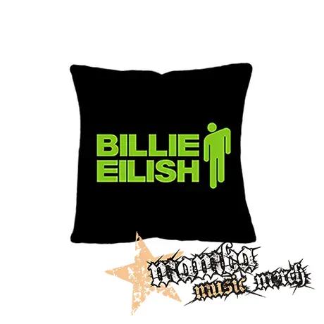 BILLIE EILISH - Logo And Stickman - vankúš