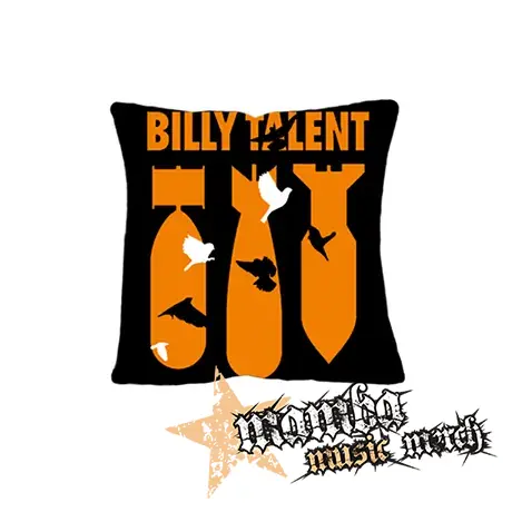 BILLY TALENT - Bombs Orange - vankúš