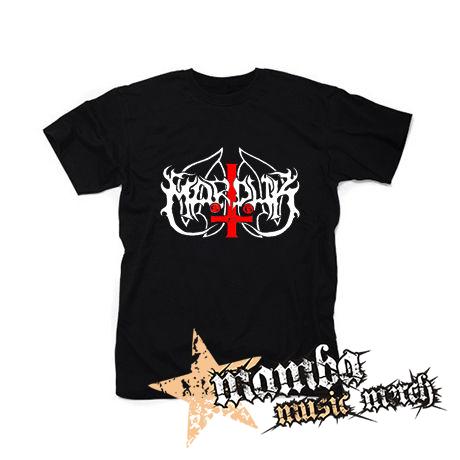 MARDUK - Red Cross Logo - čierne pánske tričko
