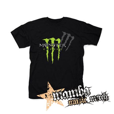 MONSTER ENERGY - Logo Honey Bee - čierne pánske tričko