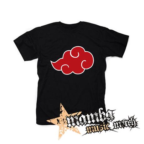 NARUTO - Akatsuki Obláčik - čierne pánske tričko