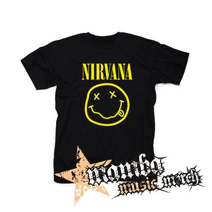 NIRVANA - Big Smile - čierne pánske tričko