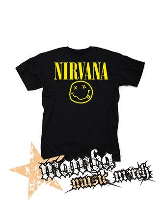 NIRVANA - Big Smile Motive 2 - čierne pánske tričko
