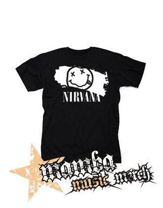 NIRVANA - Smile - čierne pánske tričko