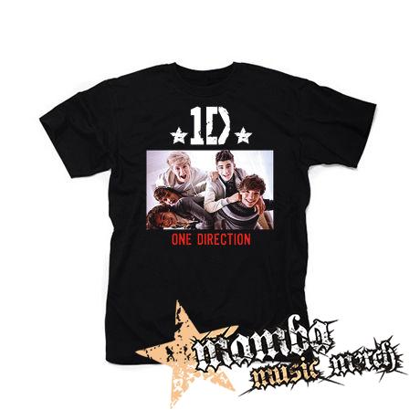 ONE DIRECTION - Star - čierne pánske tričko