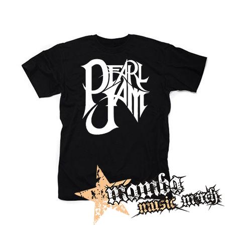 PEARL JAM - Logo Graffiti - čierne pánske tričko
