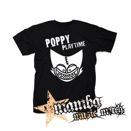 POPPY PLAYTIME - Logo Teeth smile - čierne pánske tričko