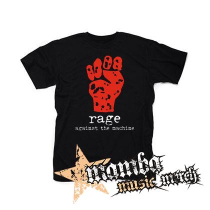 RAGE AGAINST THE MACHINE - Logo Paw - čierne pánske tričko