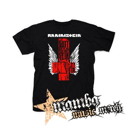 RAMMSTEIN - Engel Cross - čierne pánske tričko