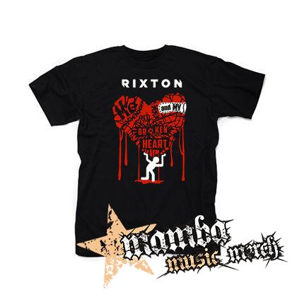 RIXTON - Me And My Broken Heart - čierne pánske tričko