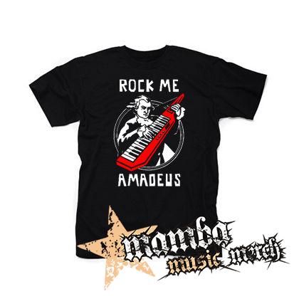 ROCK ME AMADEUS - čierne pánske tričko
