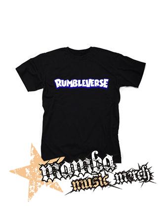 RUMBLEVERSE - Logo Blue - čierne pánske tričko