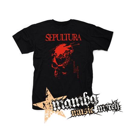 SEPULTURA - Beneath The Remains Red Motive - čierne pánske tričko
