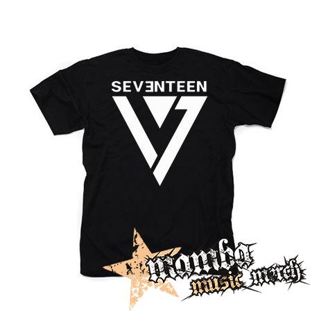 SEVENTEEN - Logo - čierne pánske tričko
