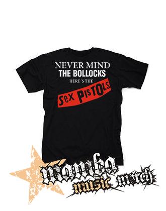 SEX PISTOLS - Never Mind The Bollocks - čierne pánske tričko