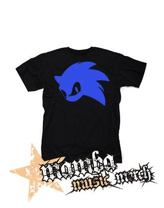 SONIC THE HEDGEHOG - Face - čierne pánske tričko