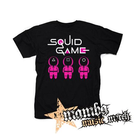 SQUID GAME - Characters - čierne pánske tričko