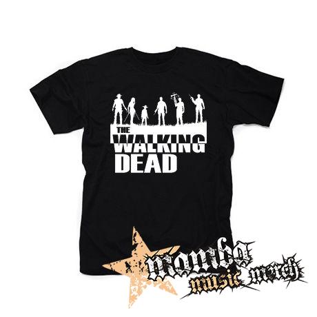THE WALKING DEAD - Silhouette - čierne pánske tričko