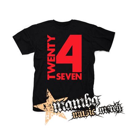 TWENTY FOR SEVEN - Logo - čierne pánske tričko