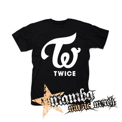 TWICE - Logo - čierne pánske tričko