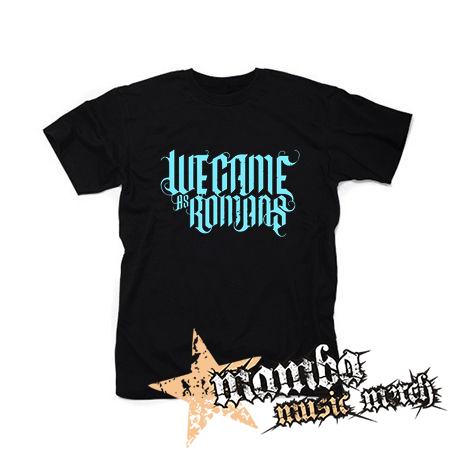 WE CAME AS ROMANS - Cyan Logo - čierne pánske tričko