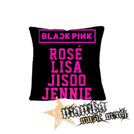 BLACKPINK - Logo And Names - vankúš
