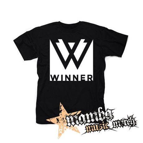 WINNER - Logo K-Pop Band Motive 2 - čierne pánske tričko
