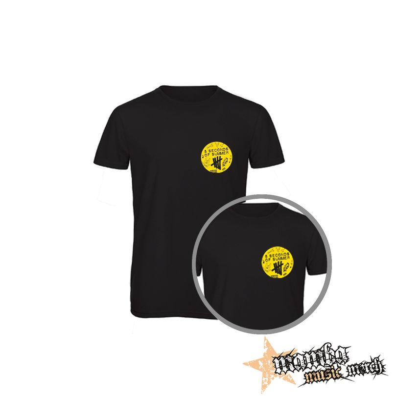 5 SECONDS OF SUMMER - Scribble Logo - čierne pánske tričko