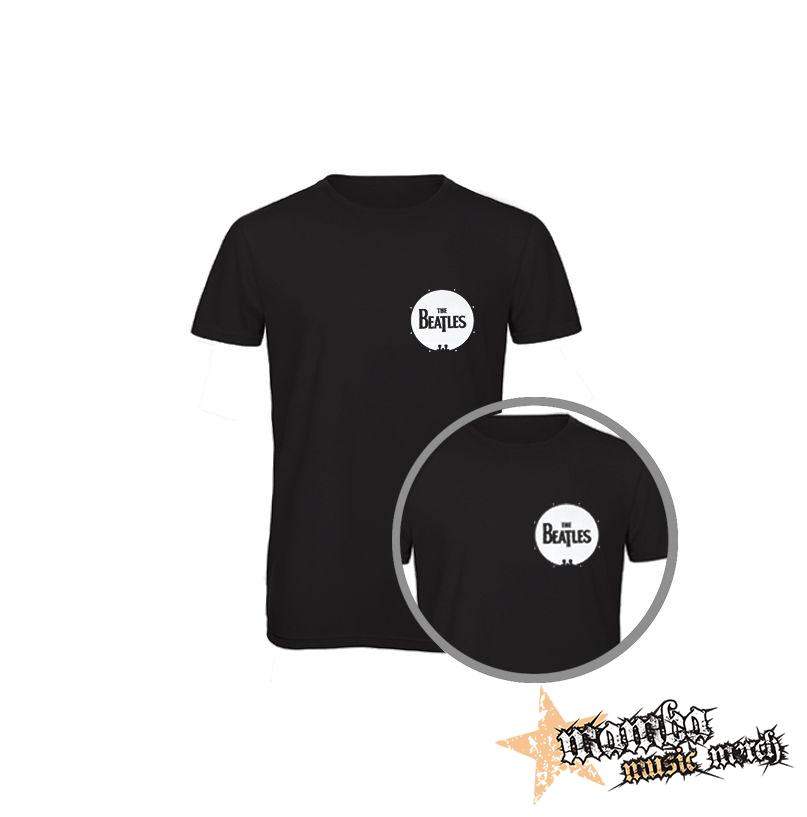 BEATLES - Drum Logo - čierne pánske tričko