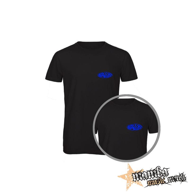 NEWJEANS - Blue Logo - čierne pánske tričko