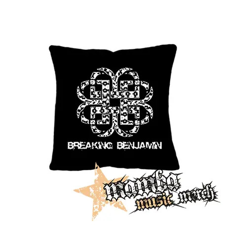 BREAKING BENJAMIN - White Logo - vankúš