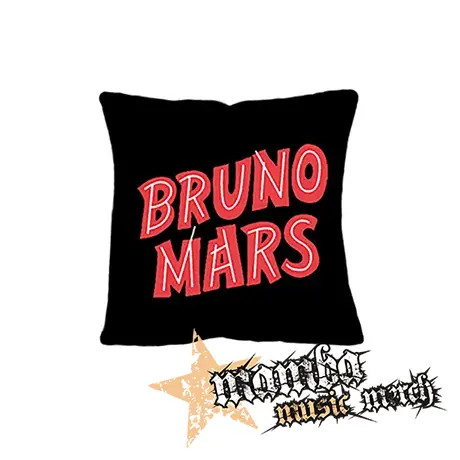 BRUNO MARS - Logo - vankúš