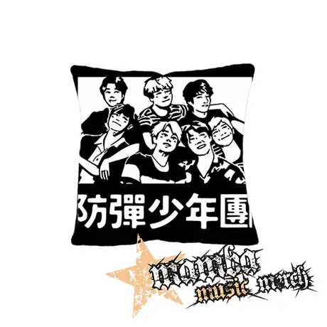 BTS - BANGTAN BOYS - Korean Band - vankúš