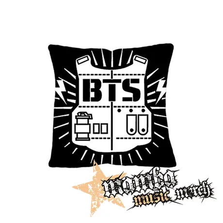 BTS - BANGTAN BOYS - Logo Design - vankúš