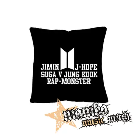 BTS - BANGTAN BOYS - Names Crest Logo - vankúš