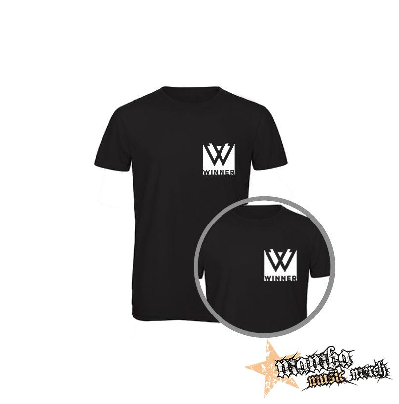 WINNER - Logo K-Pop Band Motive 2 - čierne pánske tričko