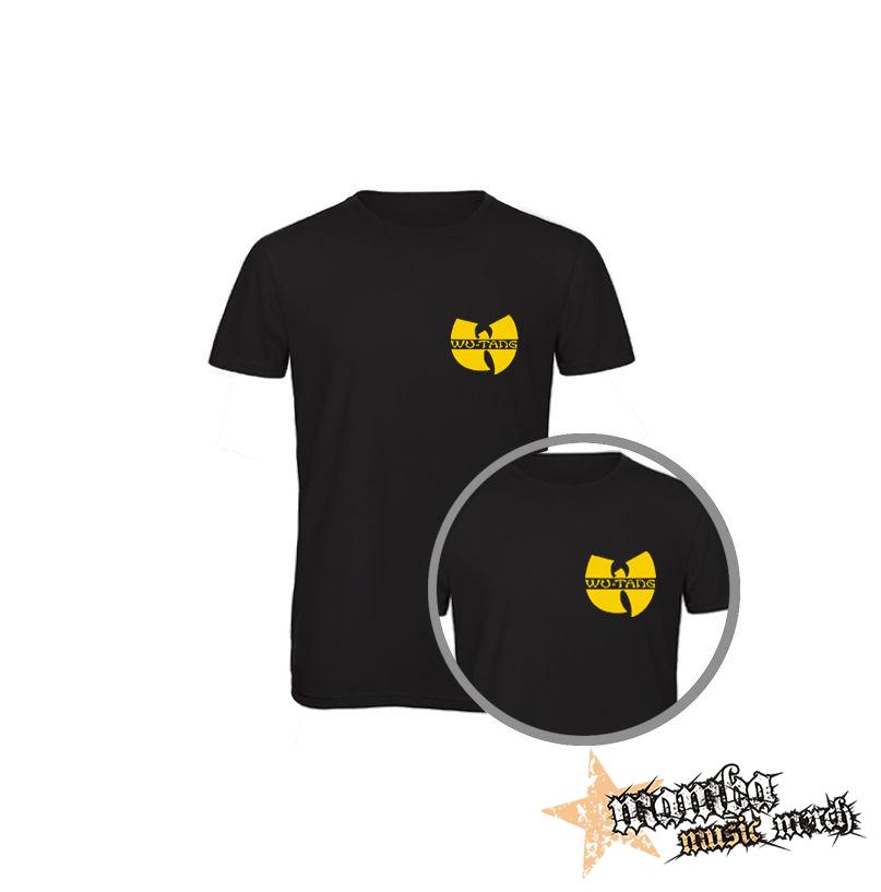 WU TANG CLAN - Yellow Logo - čierne pánske tričko