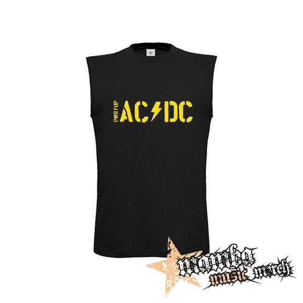 ACDC - Power Up Logo Big - čierne pánske tričko bez rukávov